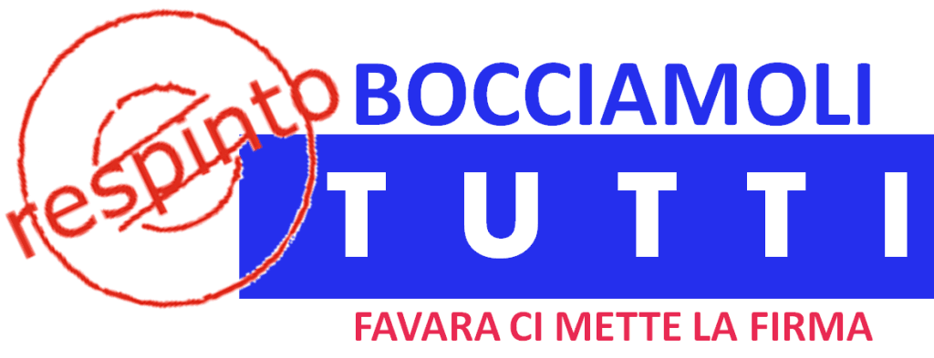 “Bocciamoli tutti” pronto il Referendum per dire NO al sindaco Anna Alba e alla sua Amministrazione comunale