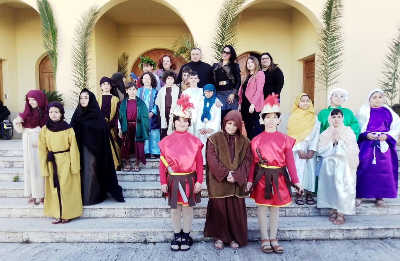 La “Passione di Cristo” con gli alunni della 4 A dell’I.C. Bersagliere Urso