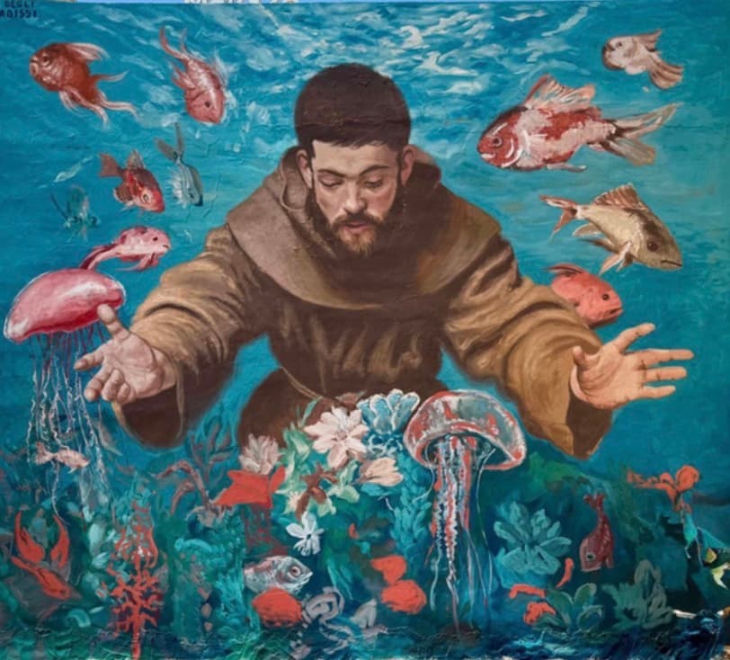 “Francesco degli Abissi”: a Lampedusa il murale dono della Famiglia Francescana di Sicilia