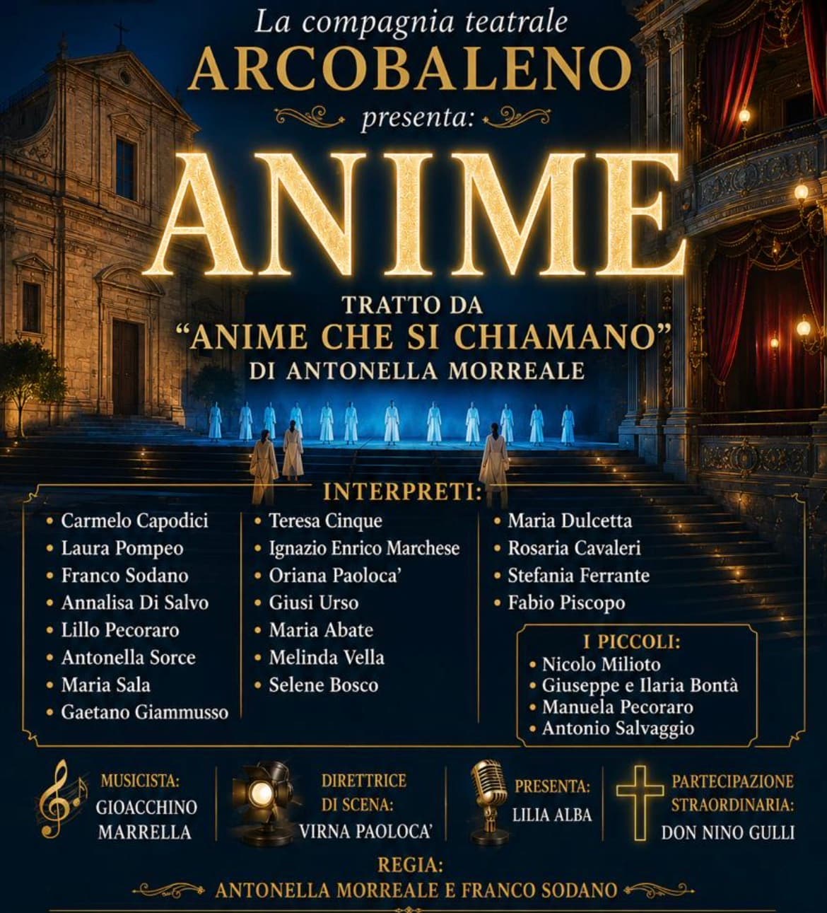 Il grido catartico di “Anime”: sulla scalinata della Chiesa Madre di Favara la memoria che sfida la mafia