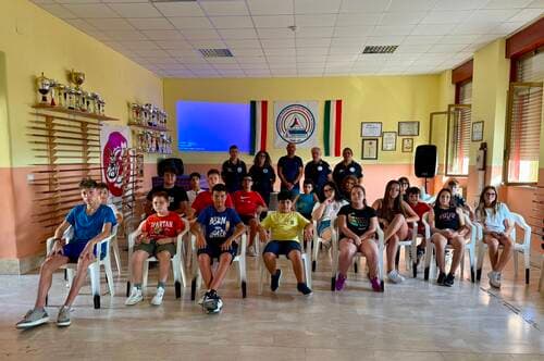 Ragazzi del campo scuola di Naro a scuola di antimafia