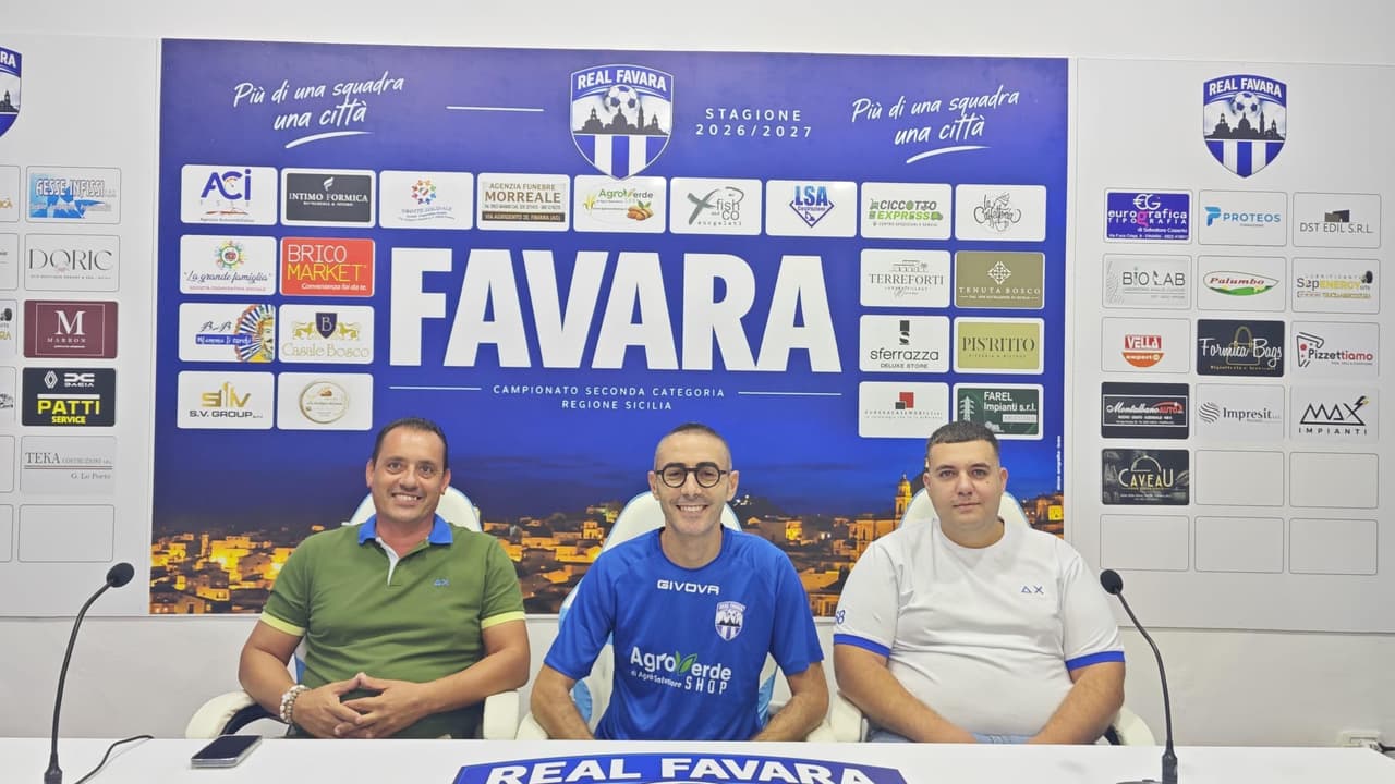 Seconda Categoria, il Real Favara si presenta alla stampa