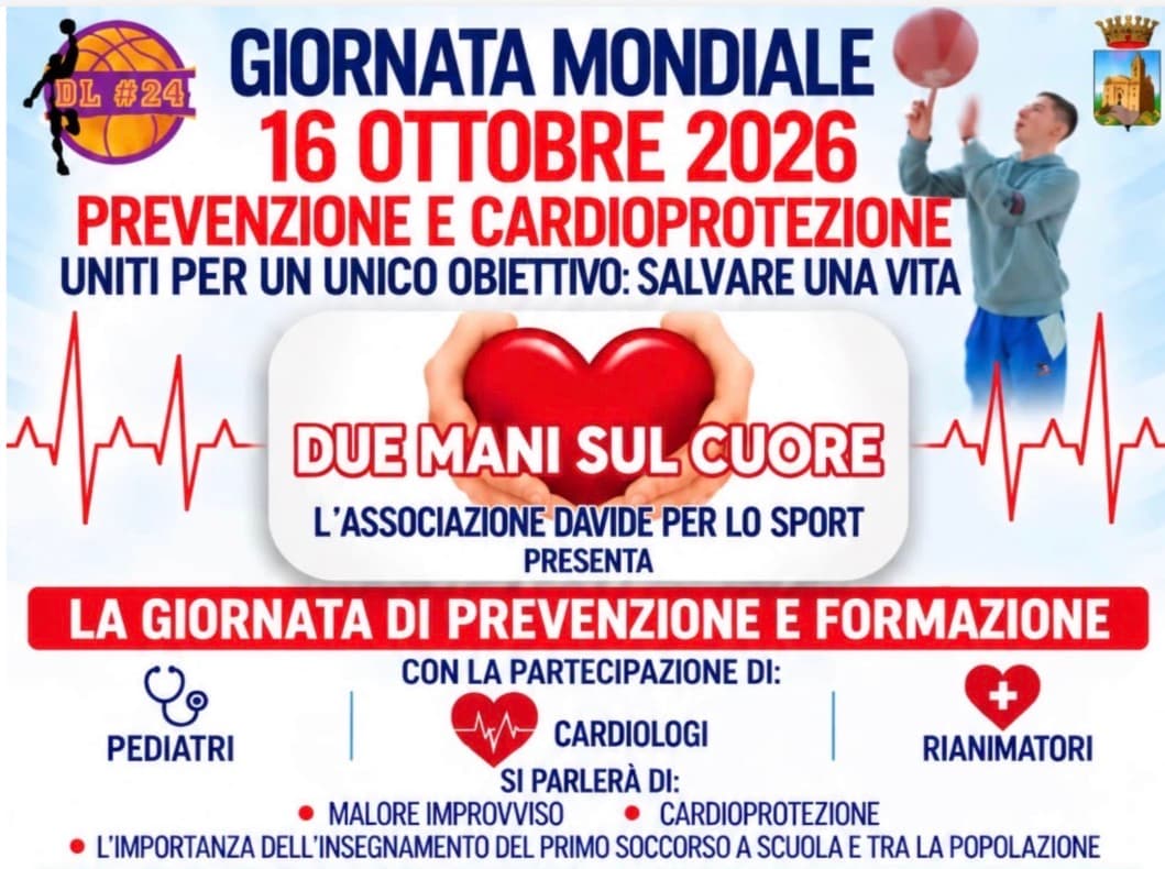 Giornata Mondiale di Prevenzione e Cardioprotezione: “Due Mani sul Cuore” a Favara