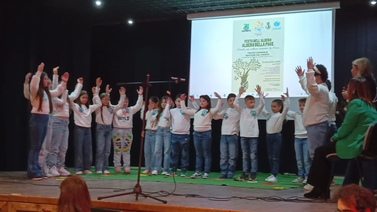 L’Albero della Pace”: all’I.C. “V. Brancati” la Festa dell’Albero diventa un inno alla natura e alla convivenza